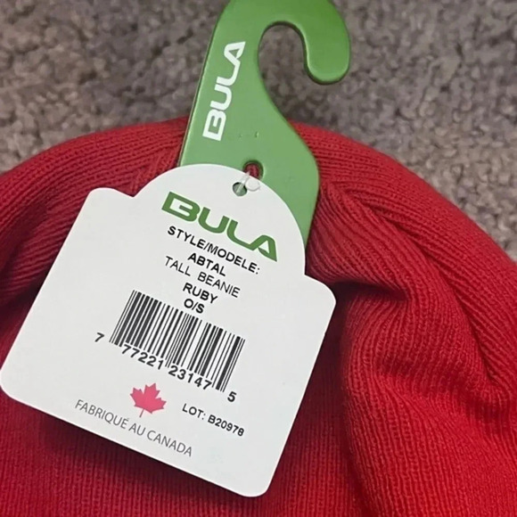 BULA Tall Ruby Red Beanie - Picture 4 of 7